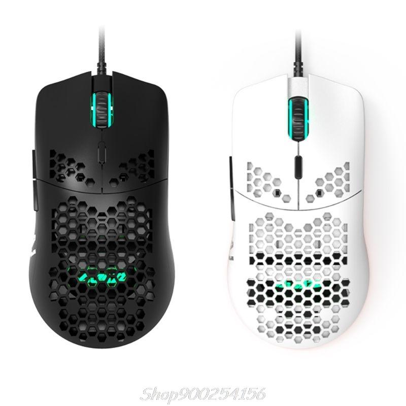 AJ390 Trọng Lượng Nhẹ Có Dây Rỗng Ra Chơi Game Mouce Chuột 6 DPI Có Thể Điều Chỉnh Cho Windows 2000/XP//vista/7/8/10 Hệ Thống Au19 20