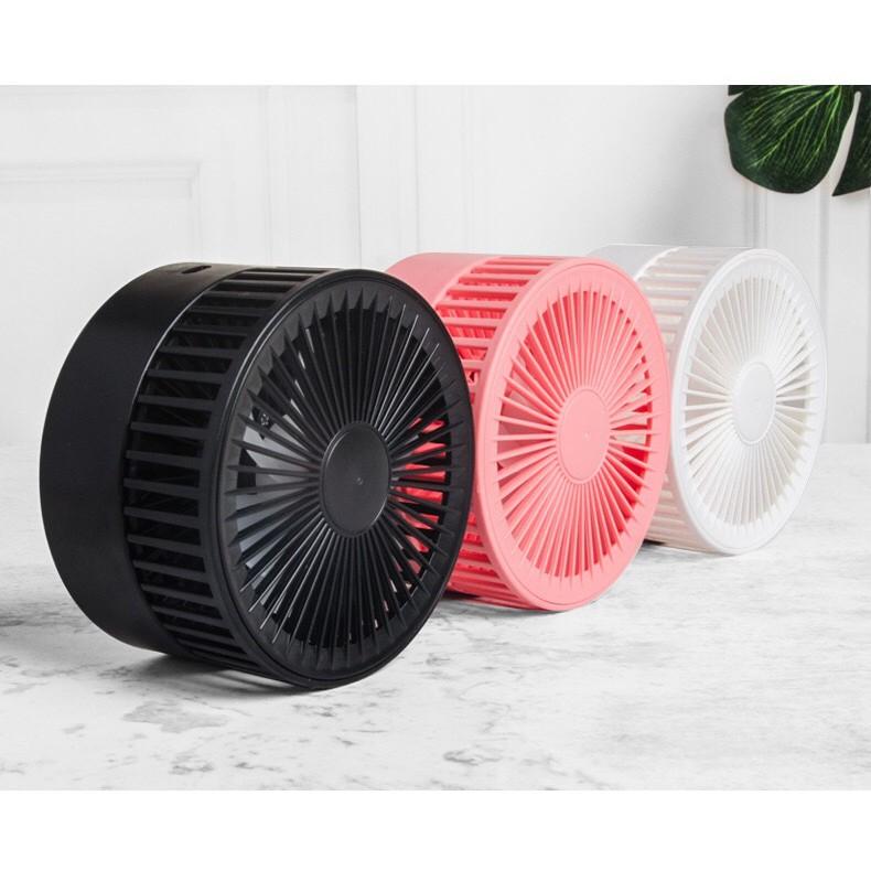 Quạt Tích Điện Mini Quạt Để Bàn Gấp Gọn Tiện Dụng 3 Cấp Độ , Siêu Mát- Sạc USB Fan A9