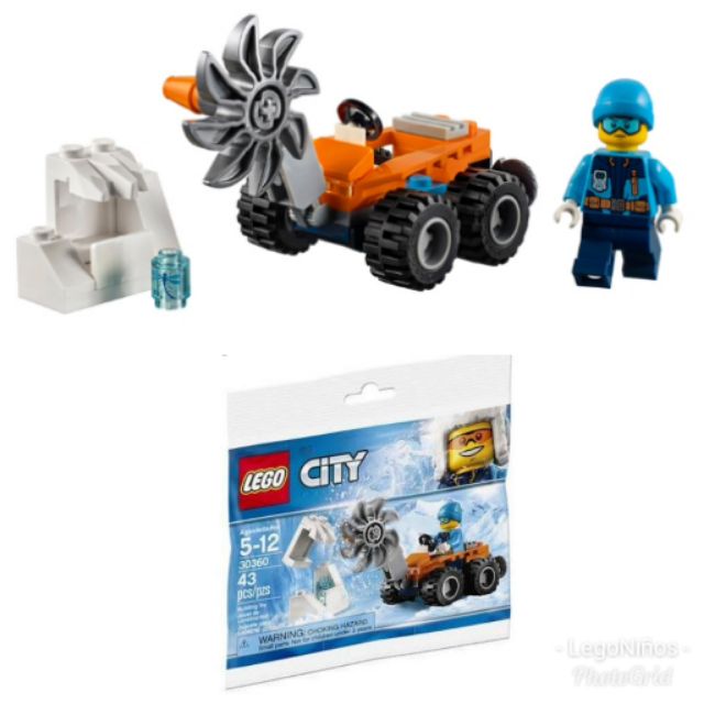 Đồ Chơi LEGO CITY Máy Cưa Phá Băng  30360