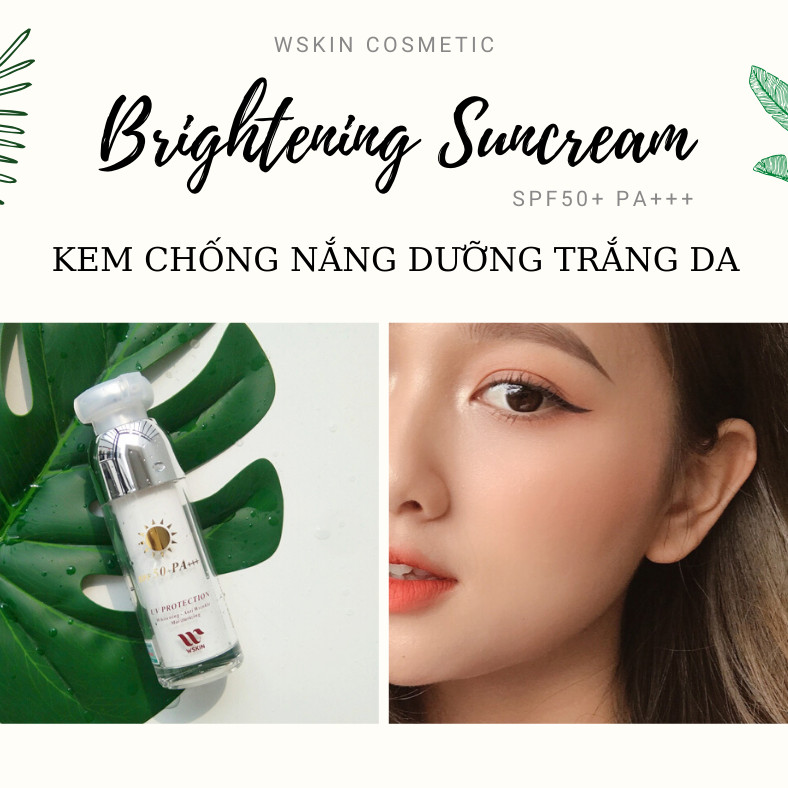 Kem Chống Nắng Trắng Da WSKIN Sun Cream SPF50+/ PA+++