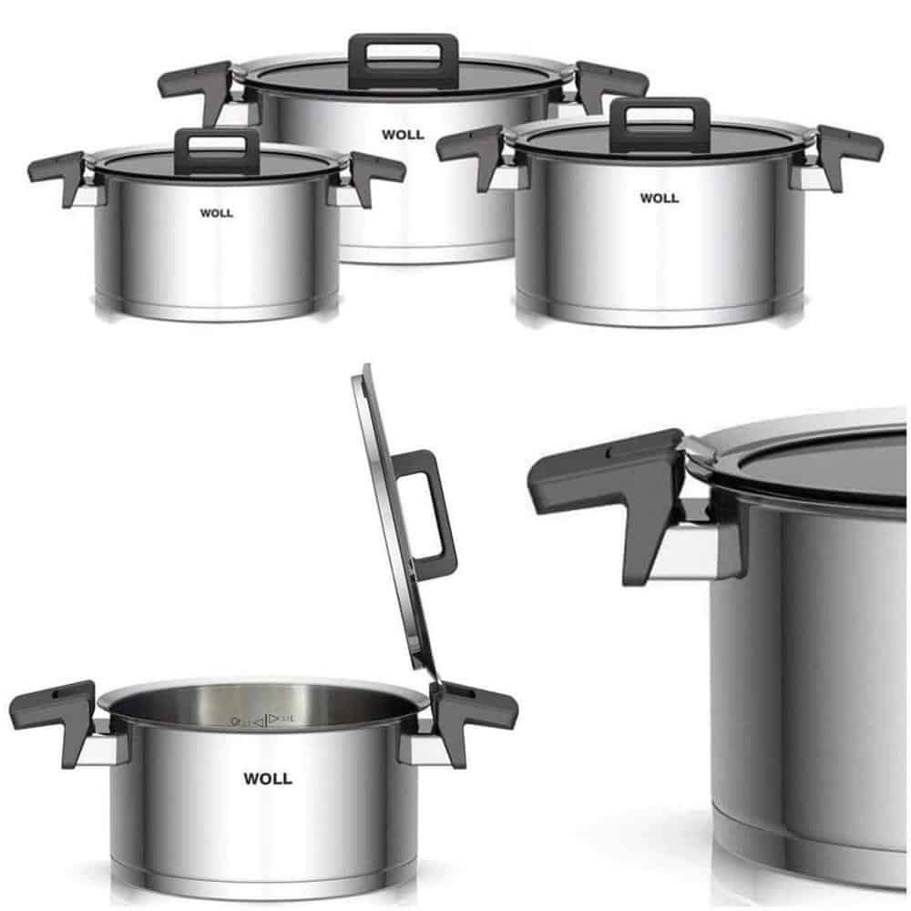 Bộ Nồi Woll Concept NCSET004 SET 6 PCS 18CM 20CM 24CM Made in Germany, Hàng Chính Hãng