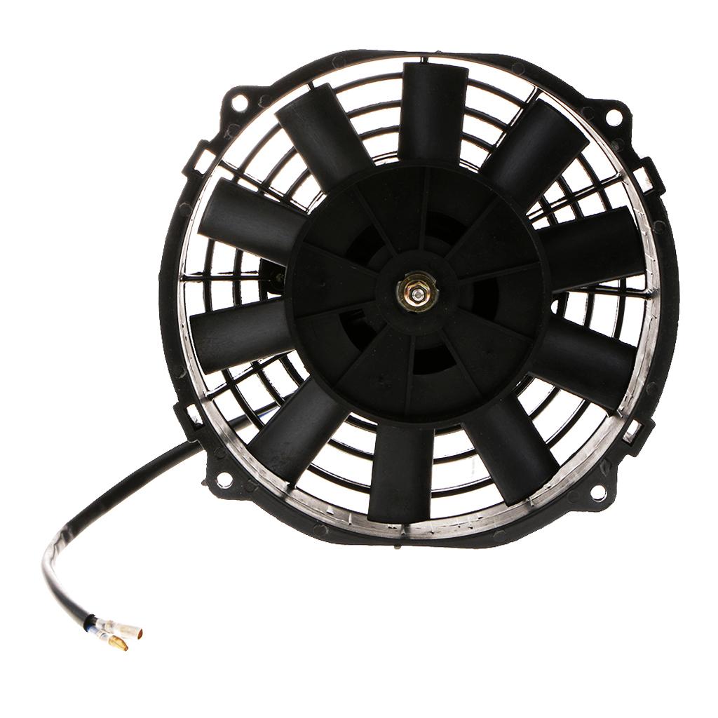 2x8'' Car Motorcycle Electric Radiator Cooling Fan Heat Dissipation 80W 12V