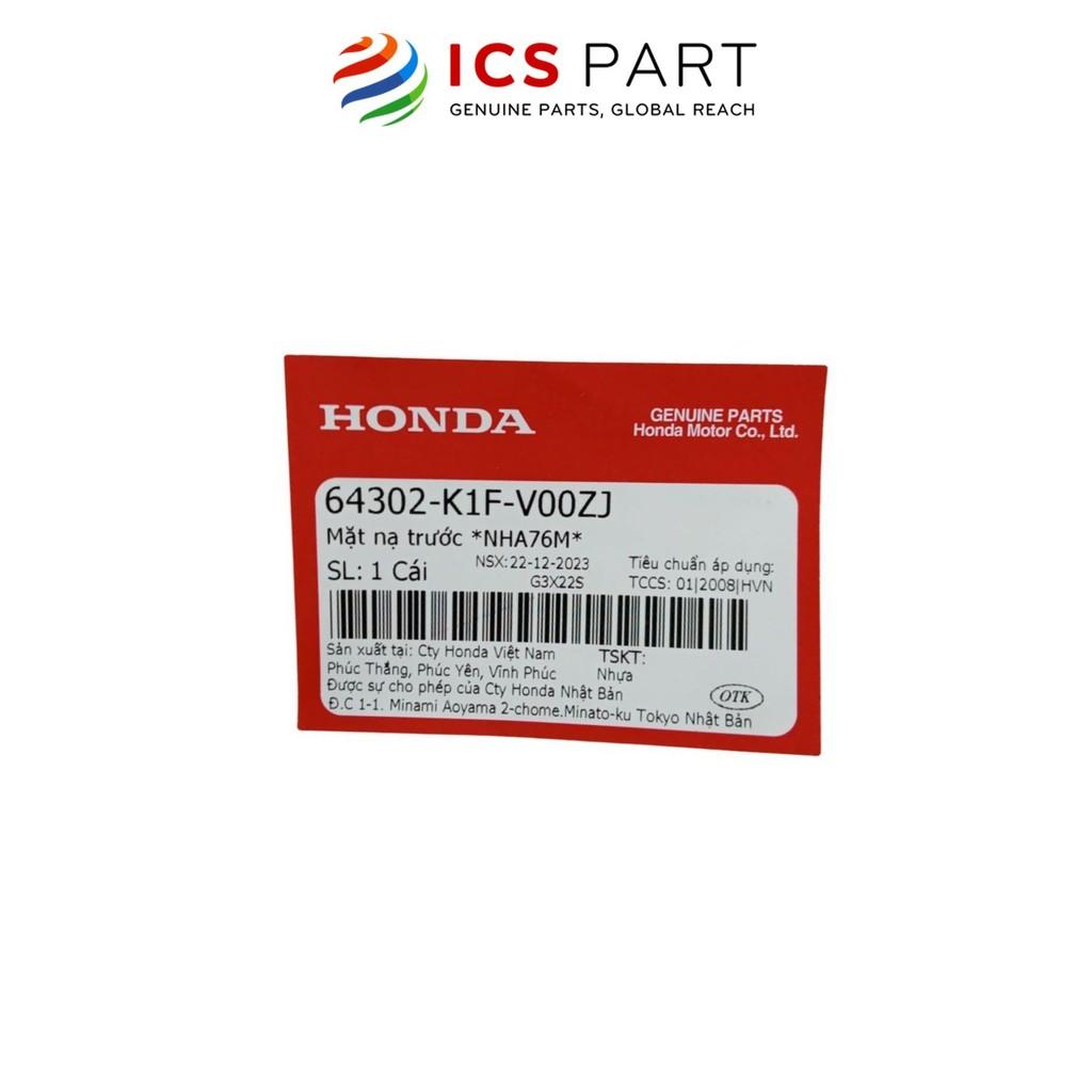 Khung Mặt Nạ HONDA Air Blade 125 2019-2020 Đen Sần (Đen Mờ) Nha76M (64302K1FV00ZJ)