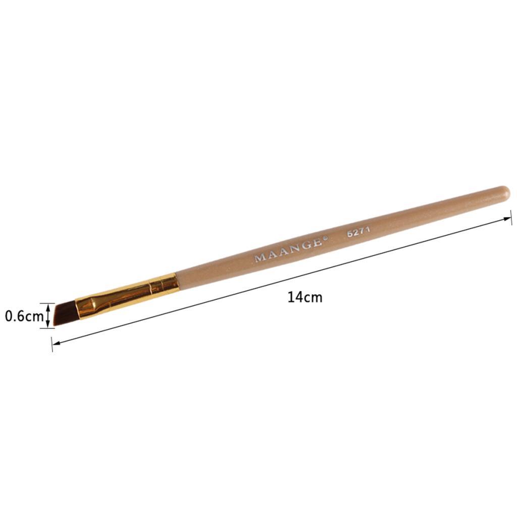 Angle Eyeliner Eyebrow Brush Powder Foundation Brush Beauty Cosmetic Tool