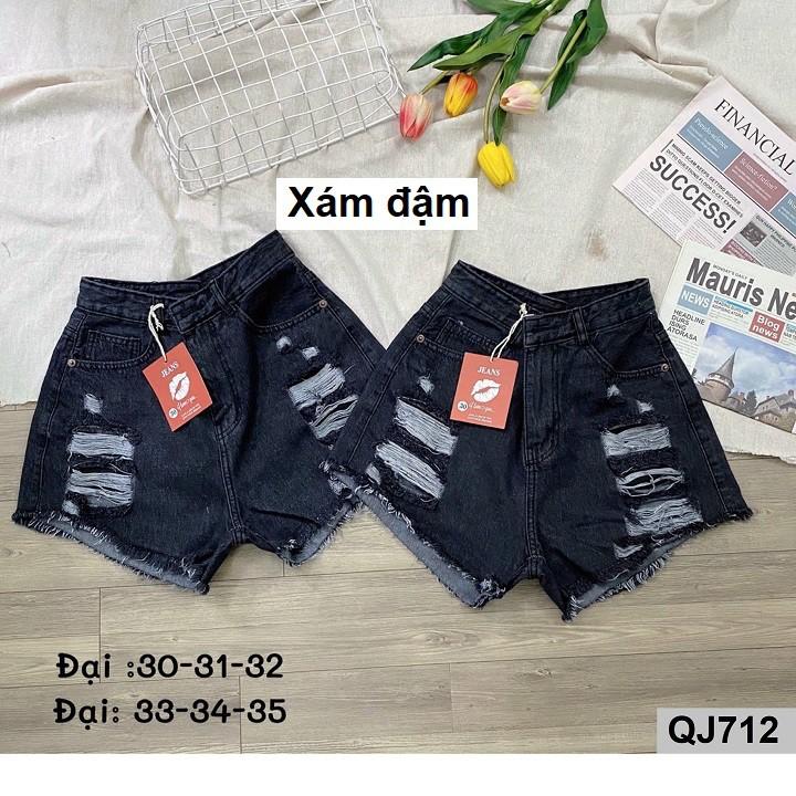 Quần đùi bò nữ size lớn trên 55kg QJ712