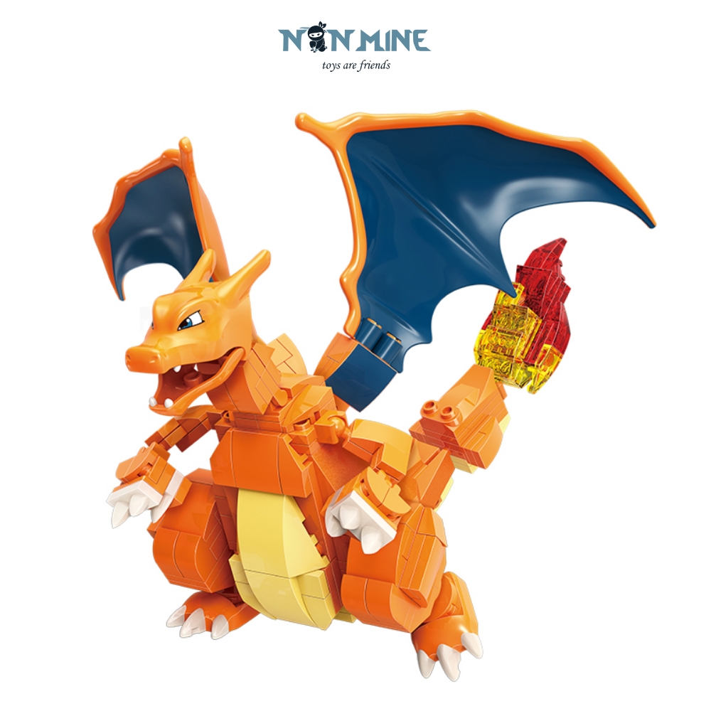 Đồ Chơi Lắp Ráp Pokemon Pikachu Rồng Charizard 273 Chi Tiết B0108 Cho Trẻ Từ 6 Tuổi