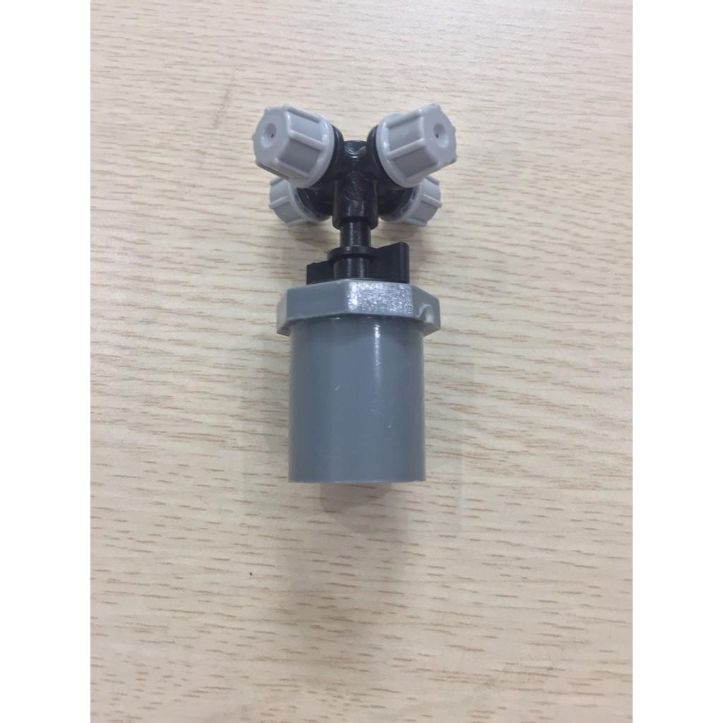 Béc phun sương 4 cửa kèm Nối ống PVC 21