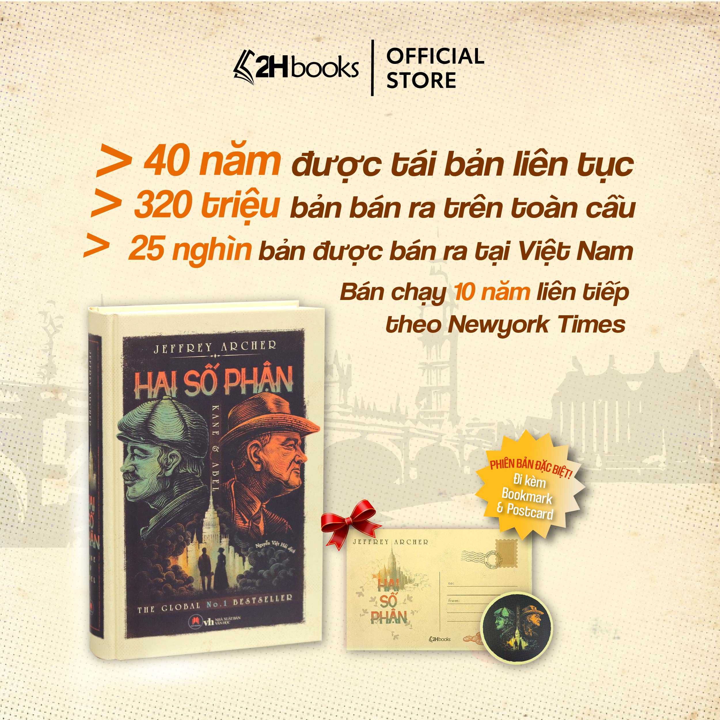 Hai Số Phận (Bìa Cứng)-Tiểu thuyết, Tác phẩm kinh điển (Tái bản 2024)-( Tặng kèm Bookmark và Postcard). - 2HBooks