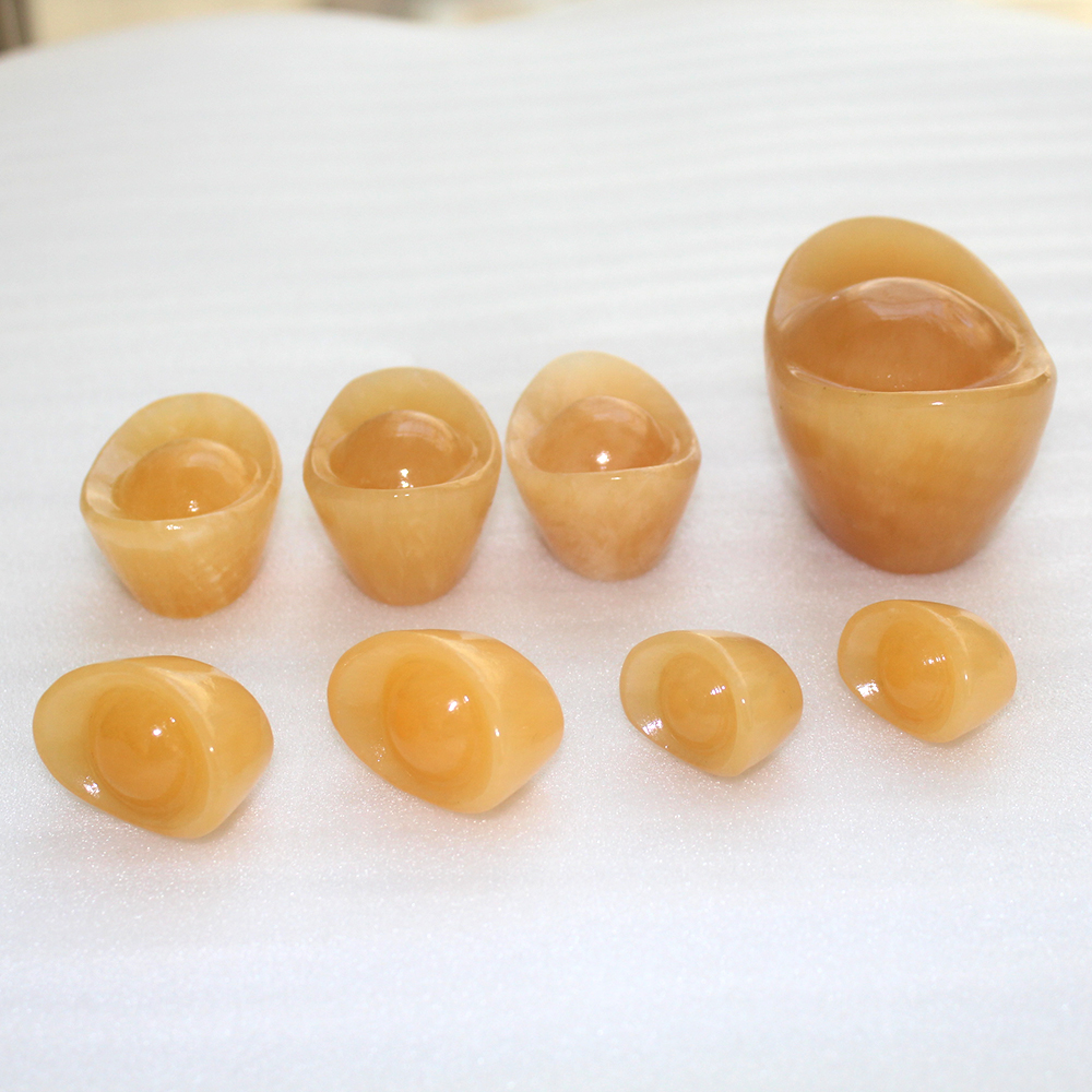 Thỏi Vàng Phong Thủy May Mắn Tài Lộc Đá Topaz Tự Nhiên Nhiều Size