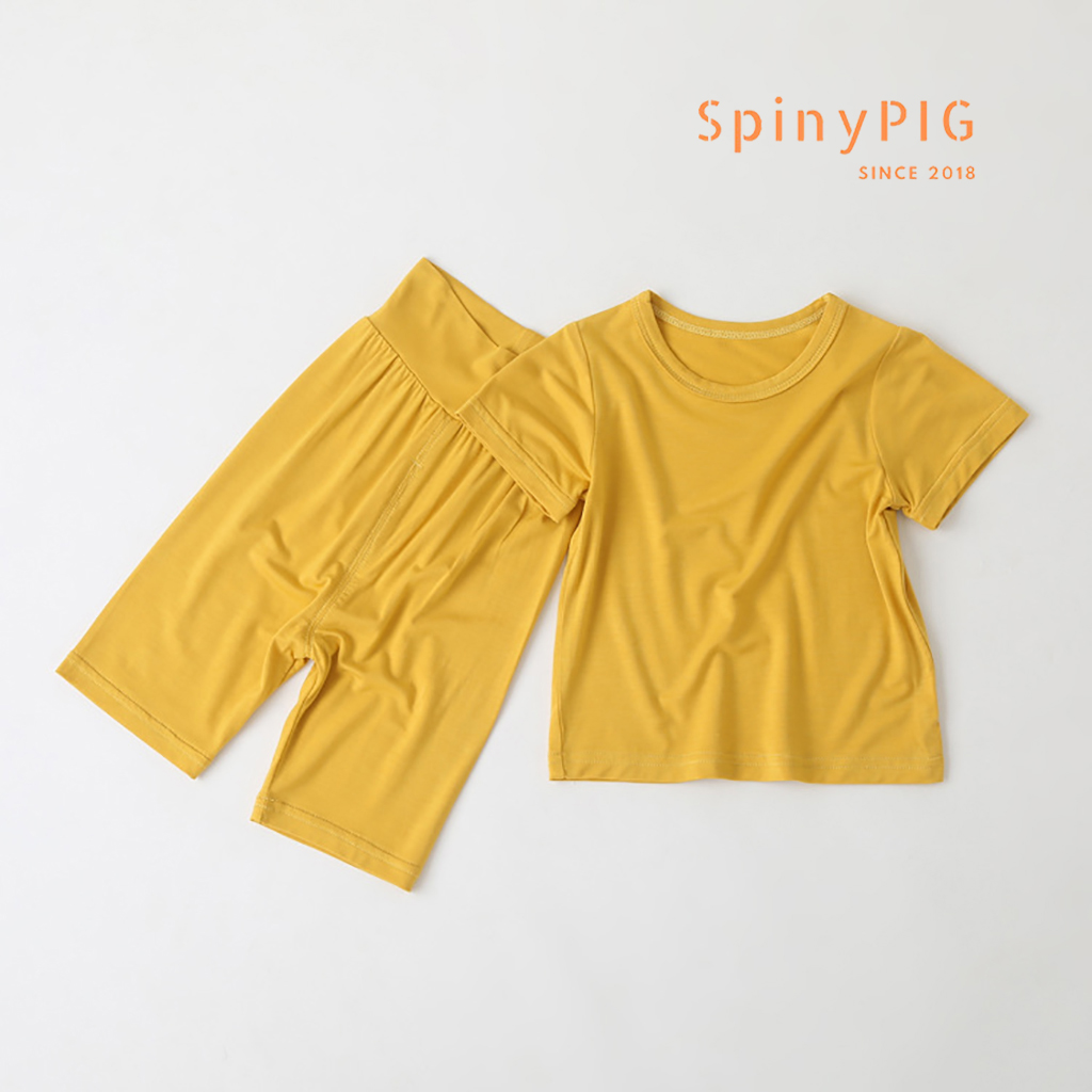 Bộ quần áo cho bé gái bé trai 0-4 tuổi nhiều màu style Hàn Quốc cộc tay lửng chất liệu Modal mềm mát dành cho mùa hè thu
