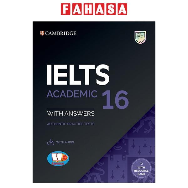 Sách - Sách Cambridge Ielts 16 Academic With Answers - General Training With Answers (Savina) (Kèm Audio)