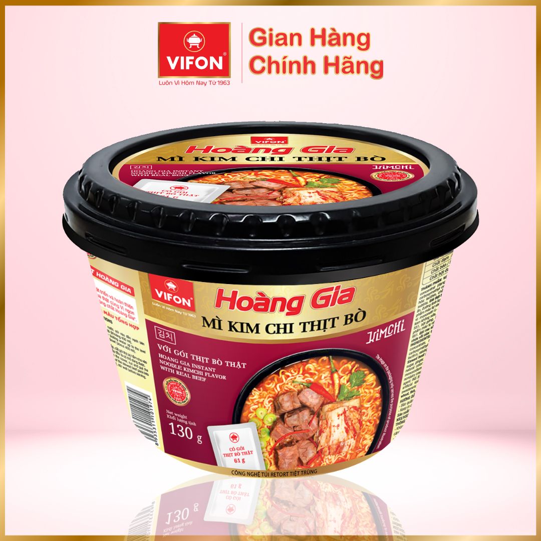Thùng 12 Tô Kim Chi Thịt Bò HOÀNG GIA VIFON