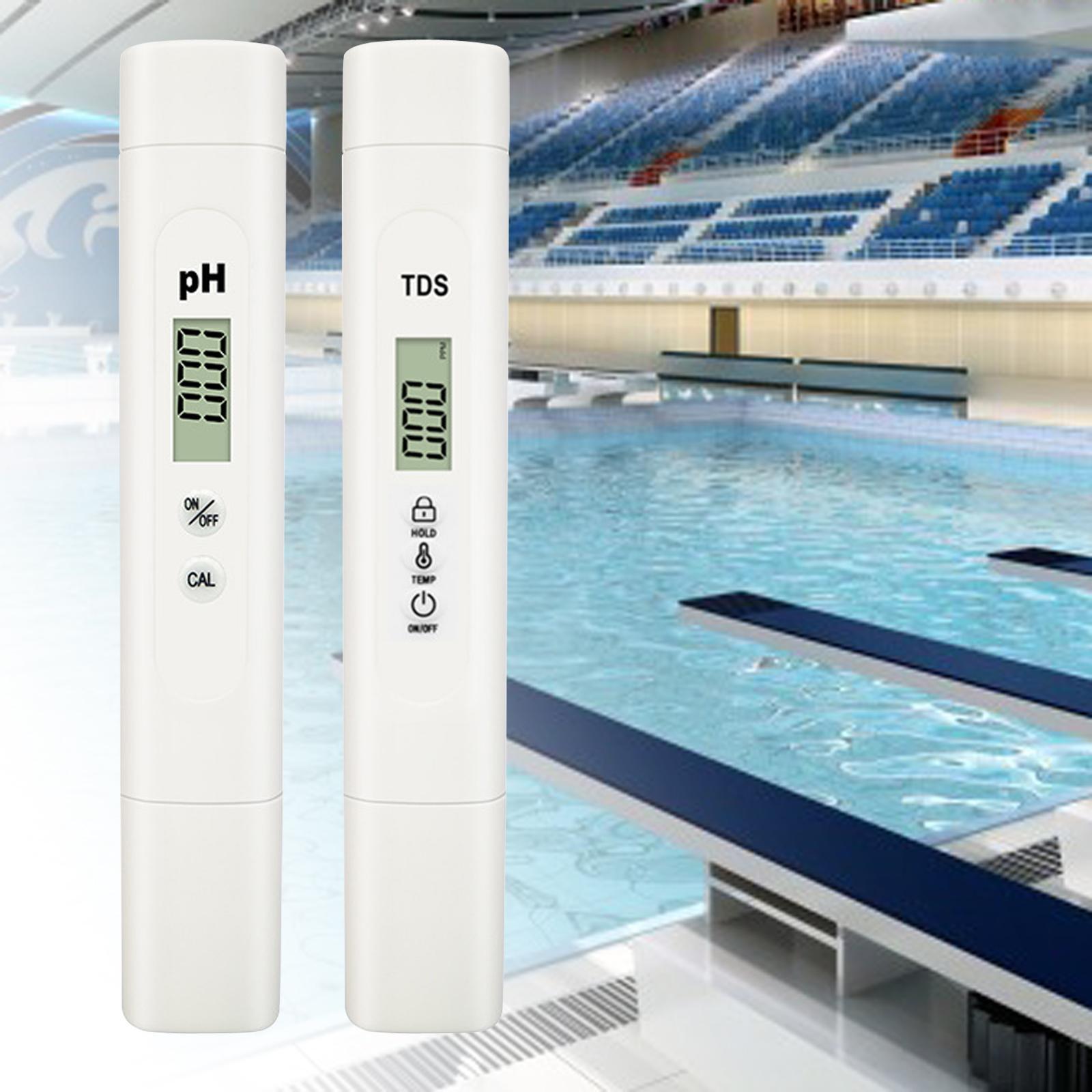 PH and TDS Meter High Accuracy 0~14 PH Measurement Range TDS Temp Tester for Kitchen Hydroponics