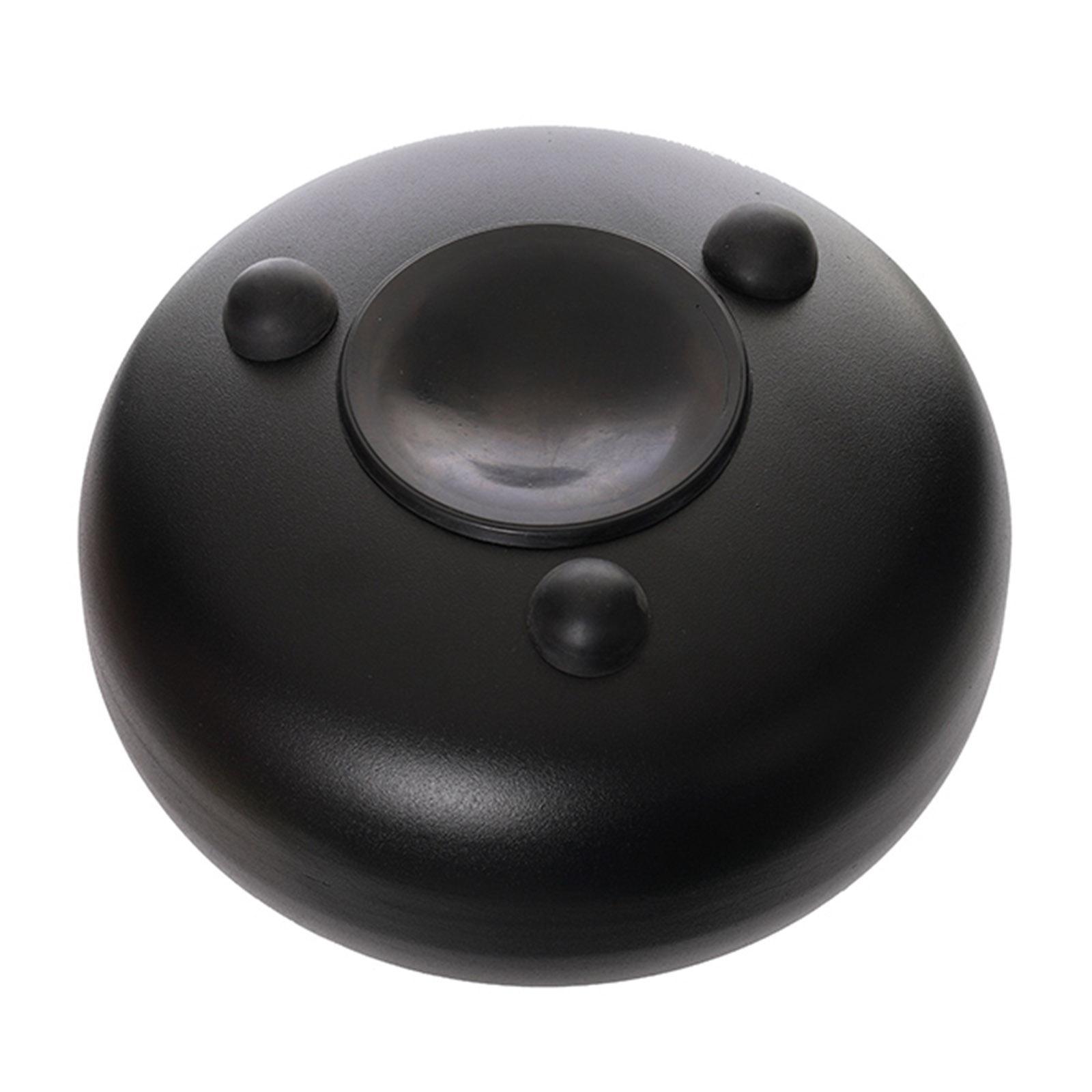 Steel Tongue Drum Steel Drums Handpan Standard C Key 8 Notes 6 Inch Percussion Instrument with Drum Mallets Carry Bag Gift for Adults Kids, Black