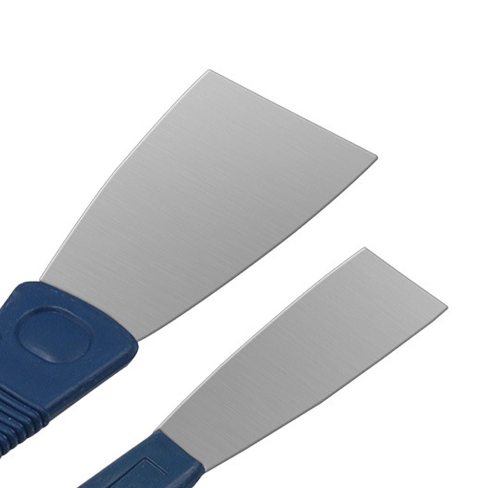 2Pcs Putty  Set High Carbon Steel 1 in and 2 in for Removing Wallpaper
