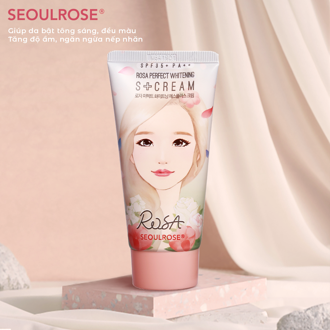 Kem dưỡng trắng da Rosa Perfect Whitening S Cream