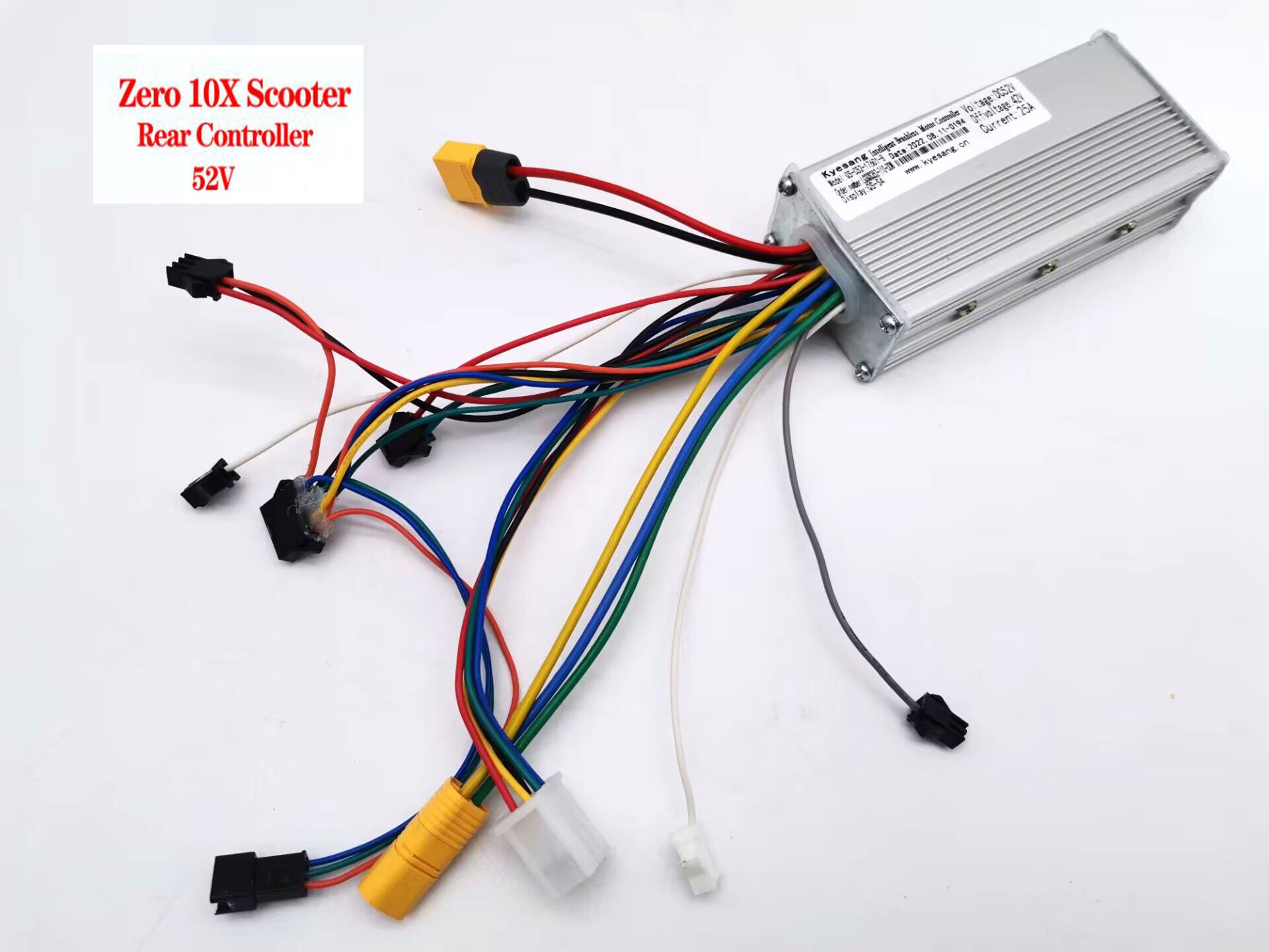 Bộ Điều Khiển Phía Trước Và Phía Sau Cho Zero 10X / Speedual 52V Xe Điện Thông Minh Bộ Điều Khiển Động Cơ Không Chổi Than Phụ Tùng Color: Rear controller 52V