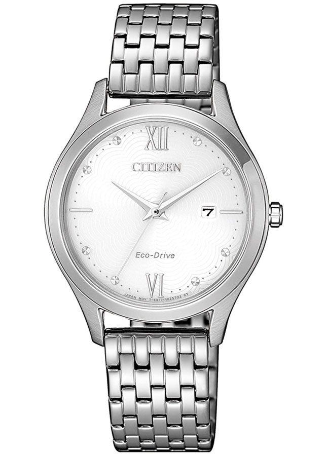 Đồng Hồ Nữ Citizen Dây Thép Không Gỉ EW2530-87A - Mặt Trắng