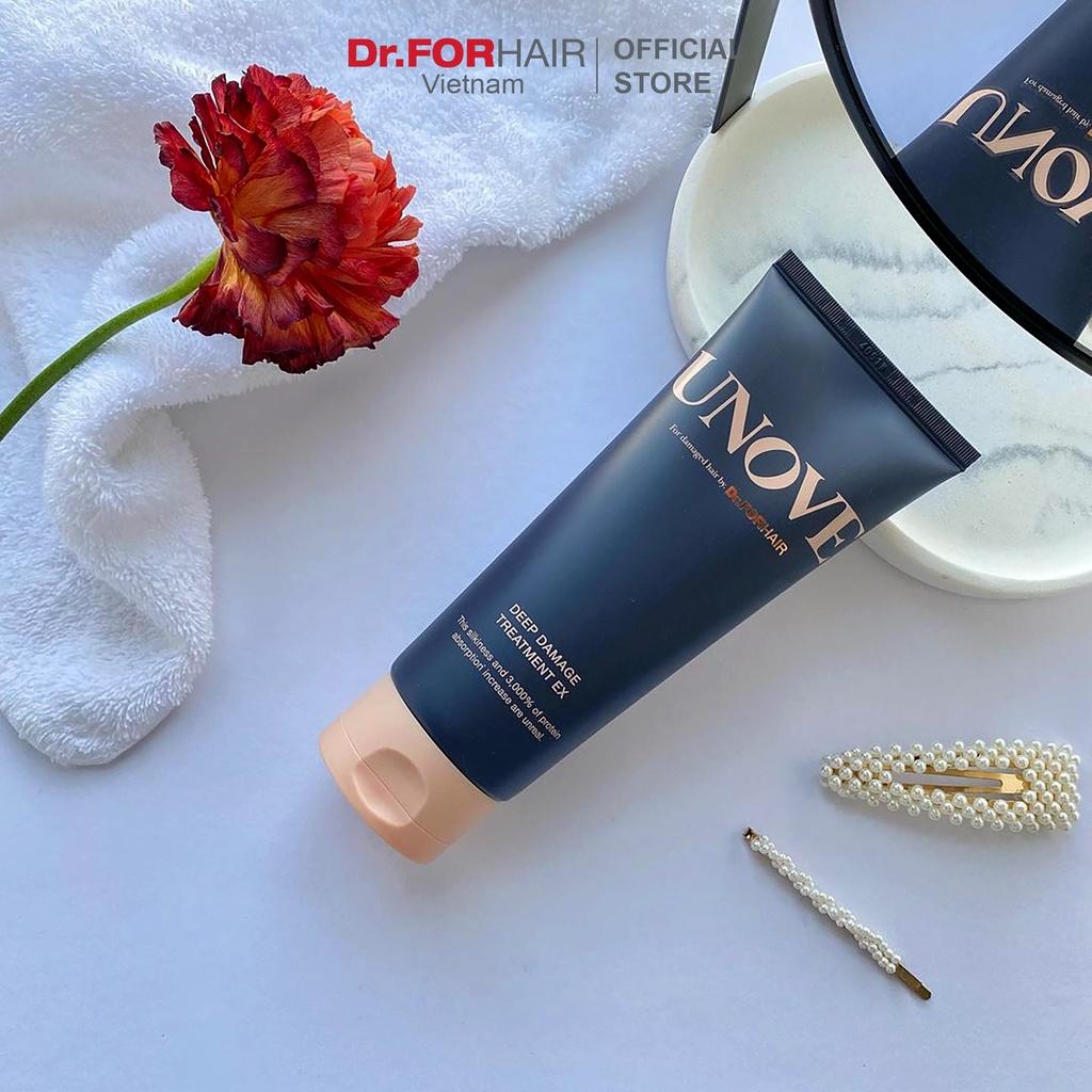 Dầu xả phục hồi nuôi dưỡng, chăm sóc tóc khô và hư tổn nặng Dr.FORHAIR UNOVE DEEP DAMAGE TREATMENT EX 207ml