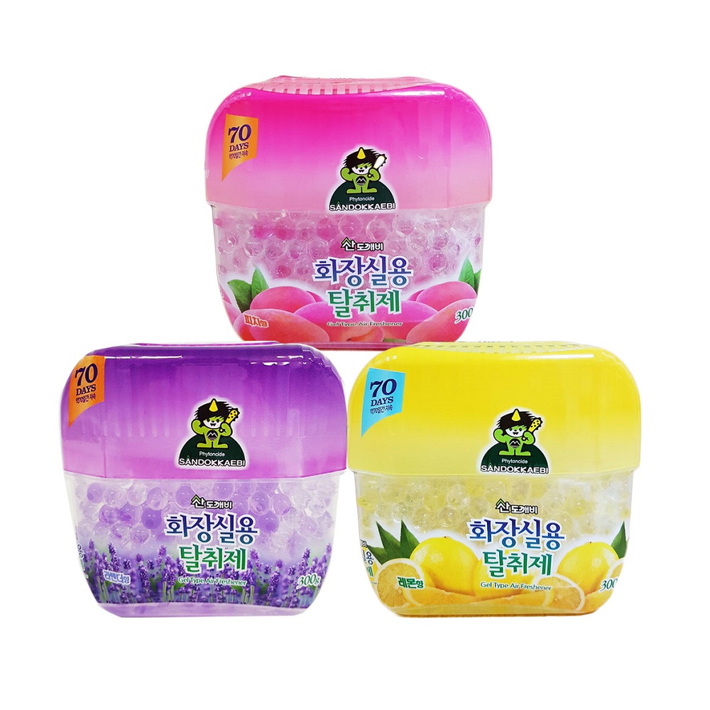 Sáp thơm khử mùi Hàn Quốc Sandokkaebi 300g - 3 mùi hương