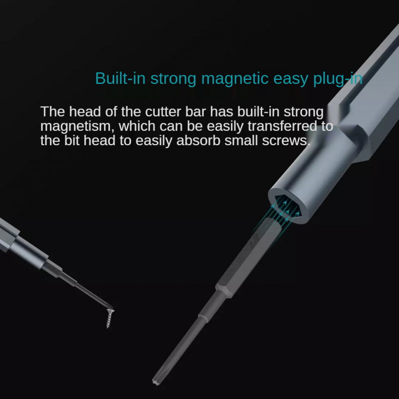 Bộ tuốc nơ vít Xiaomi Mijia Youpin JM-GNT30 dài 45mm S2 bit Thiết kế khóa từ mạnh mẽ, công nghệ đẩy được cấp bằng sáng chế