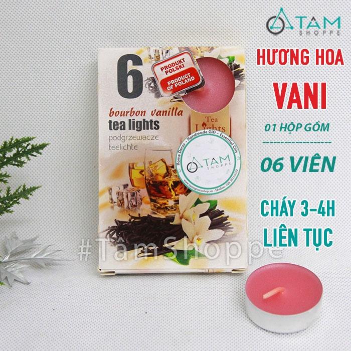 Vỉ 6 viên nến thơm tealight thiên nhiên NT-010