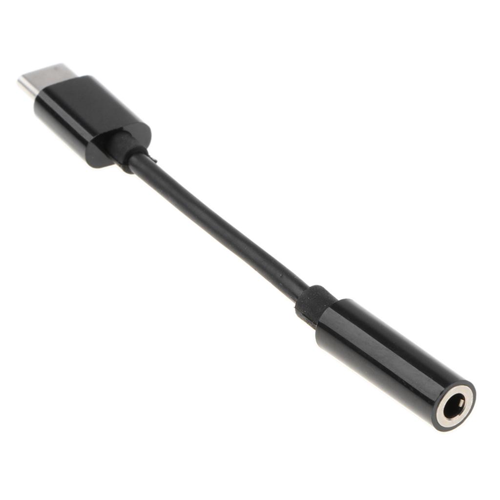 2 Piece Type c To 3.5mm Audio Cable Adapter Aux Headphone Jack For Samsung