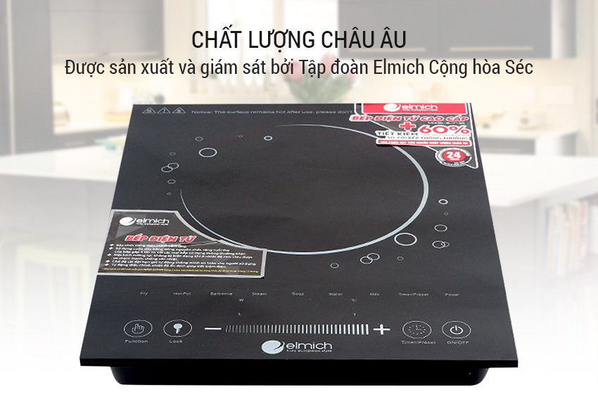 Bếp Điện Từ Elmich EL-7165 (2000W) - Hàng chính hãng