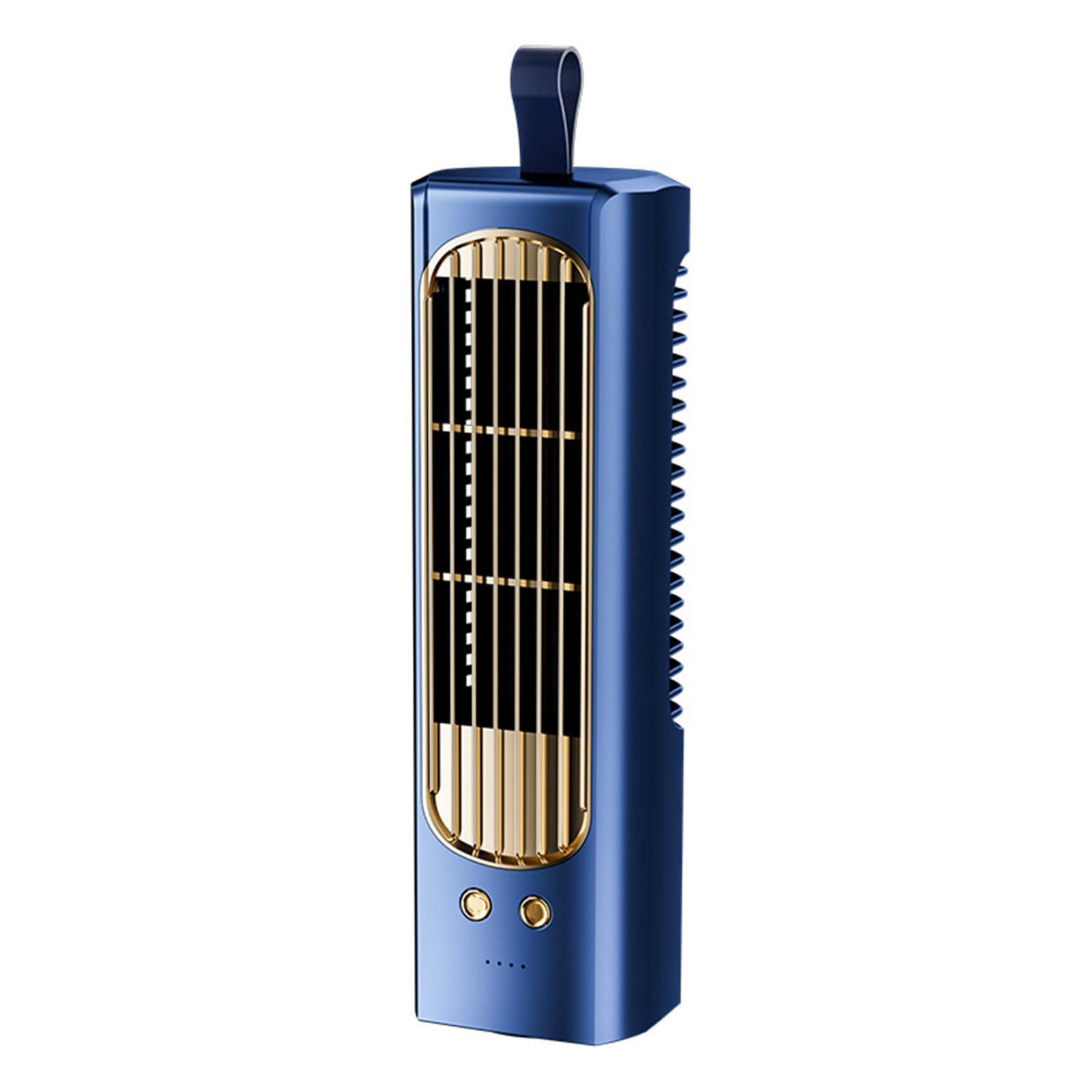 Desk Fan Personal Fan Portable Fan USB Rechargeable 3 Speeds Air Cooling Fan Bladeless Table Fan for Home Office Desktop