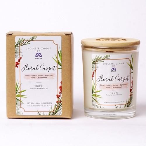 Nến thơm tinh dầu Chouette Candle Floral Carpet - Nến thơm phòng