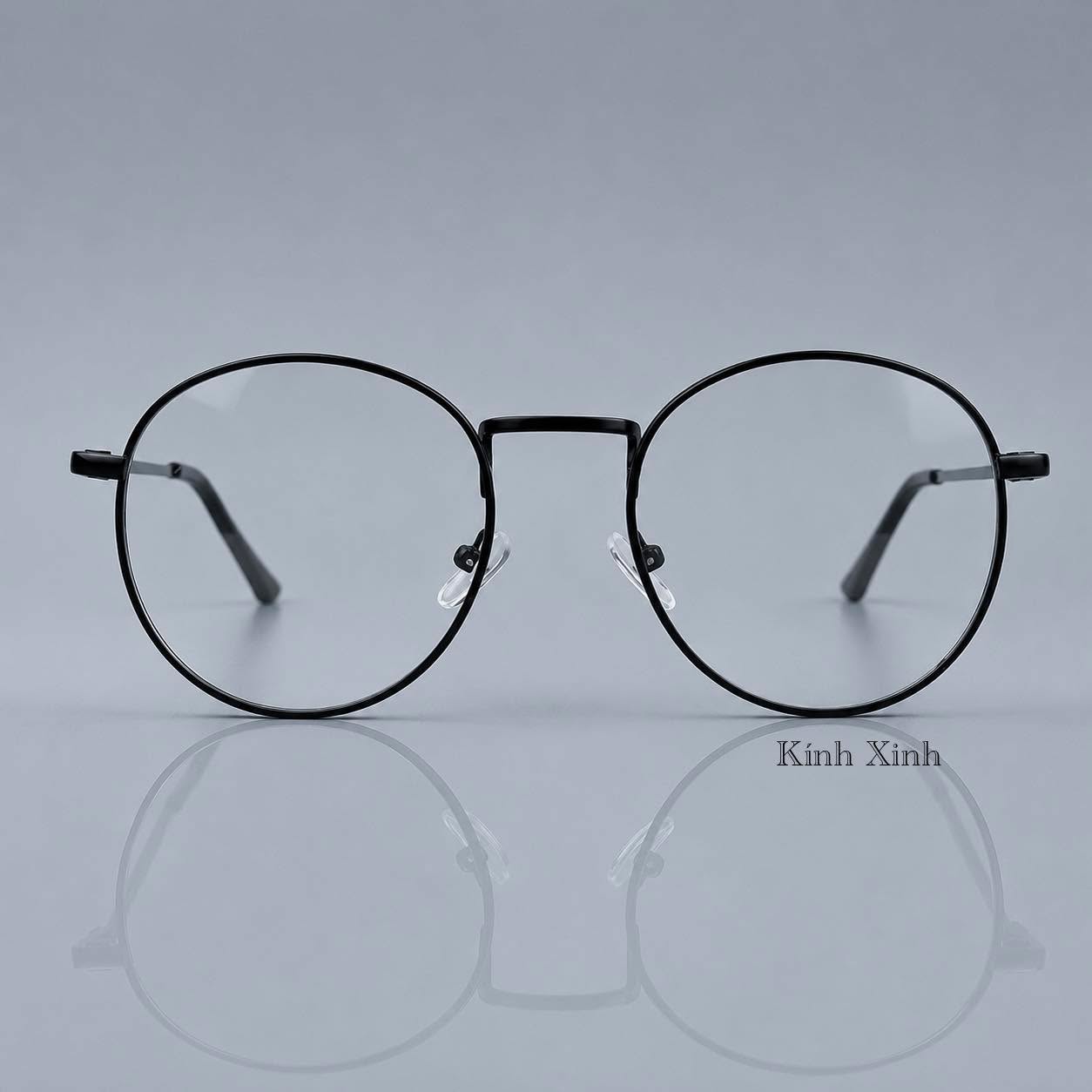 Kính gọng vintage mắt tròn nhỏ thời trang ulzzang