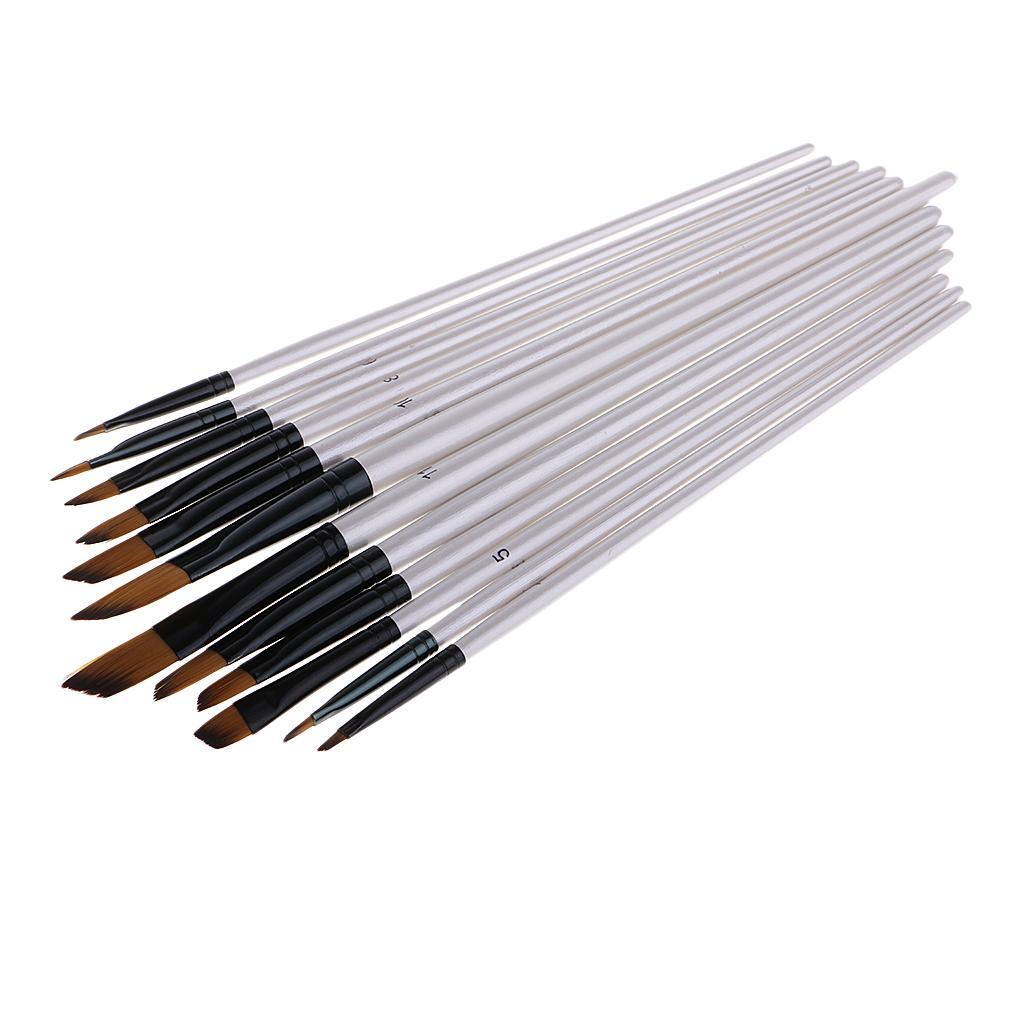 Tube Acrylic Paint Set Pigment Art Painting Drawing Tools Brushes Palette