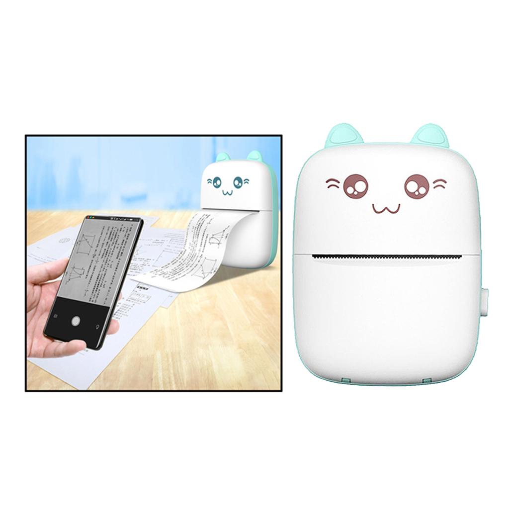 5x Thermal Cash Register Paper Rolls Mini Memo Photo Printer Wireless Thermal Label Printer Printing