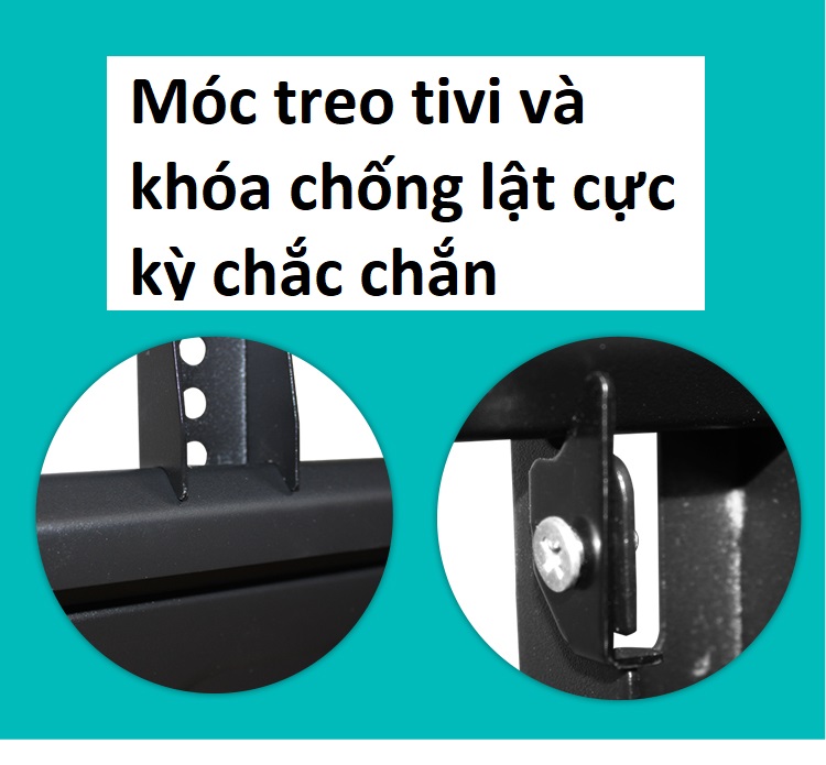 Giá treo tivi di động nhập khẩu RL1500 cho tivi 32-65 inch, khay AV bằng thép chắc chắn