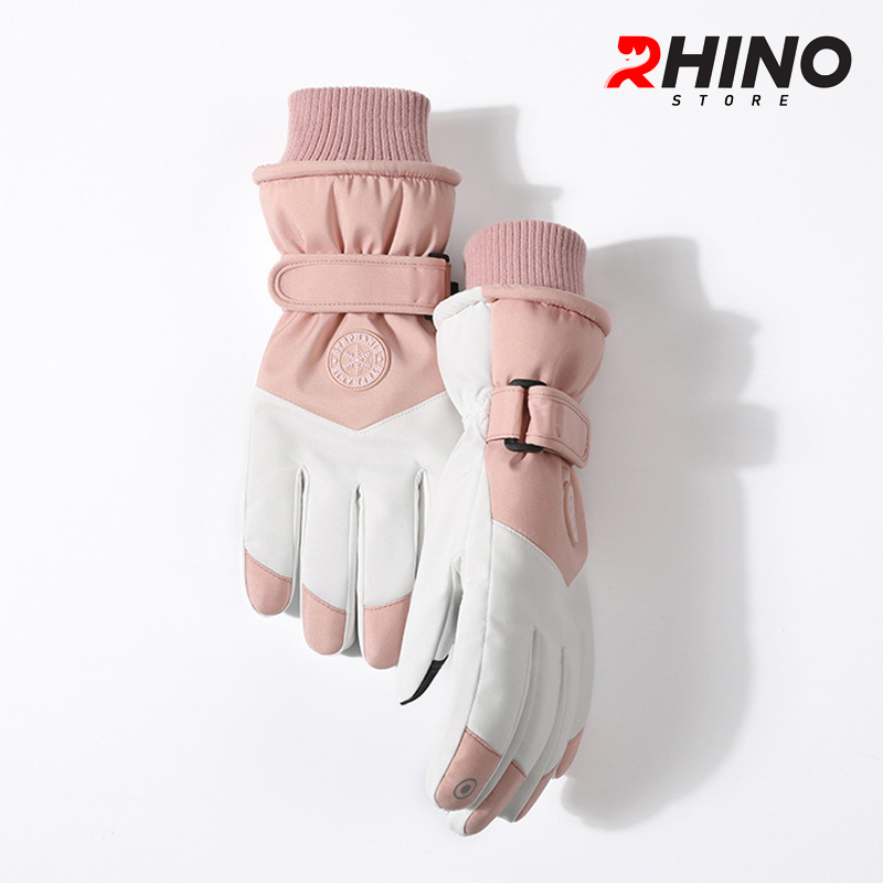 Găng tay, bao tay mùa đông lót lông cừu Rhino G701 giữ ấm, chống gió