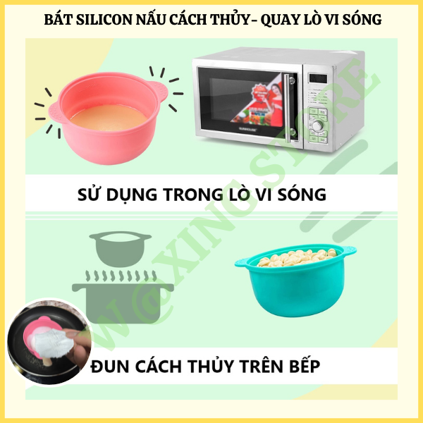 Combo Wax Lông Tại Nhà Bát Silion Nấu Sáp,100G Sáp Siêu Bám Lông,Mỡ Trăn Triệt Lông