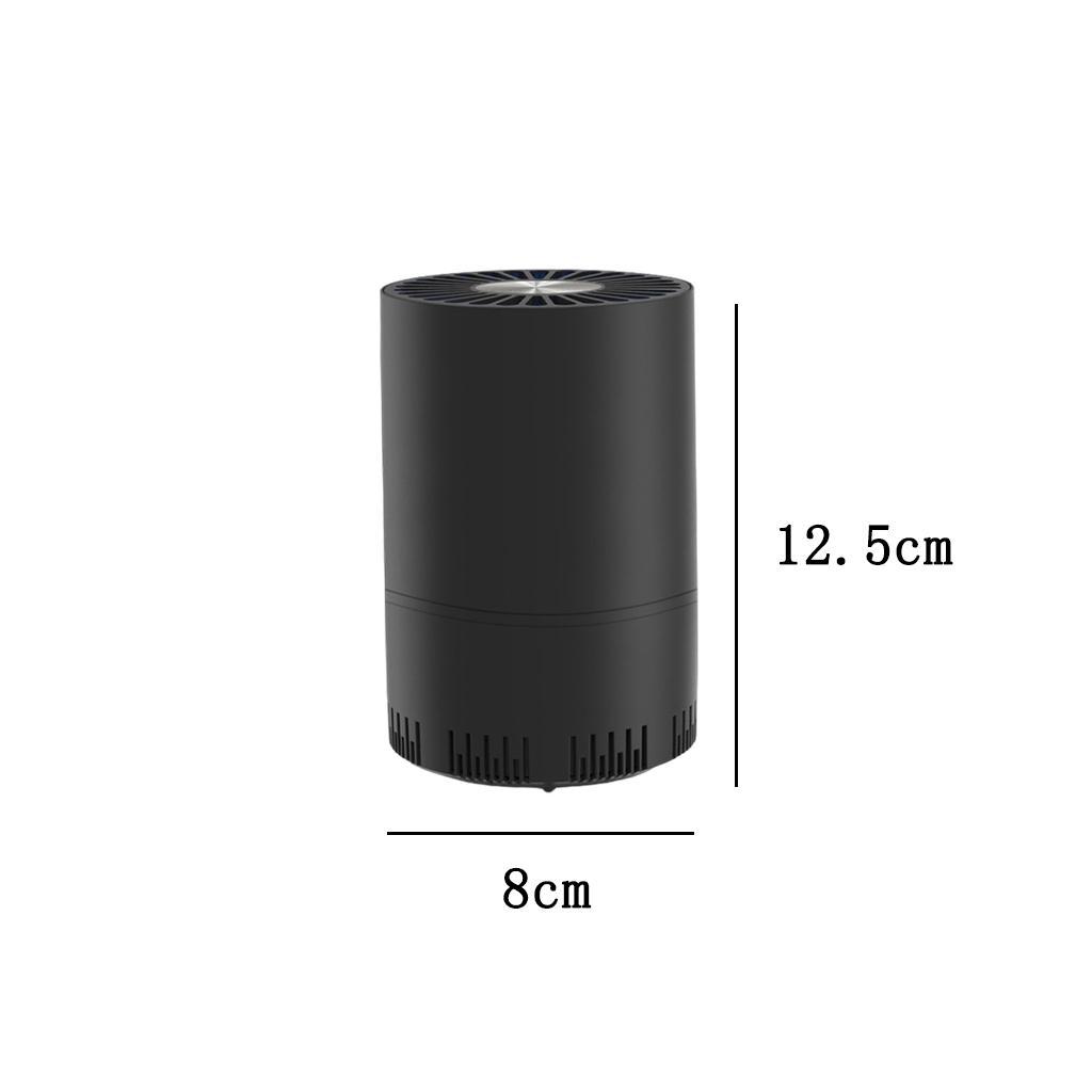 2X Air Purifier Cleaner Filter Activated Carbon for Bacteria Allergies Black