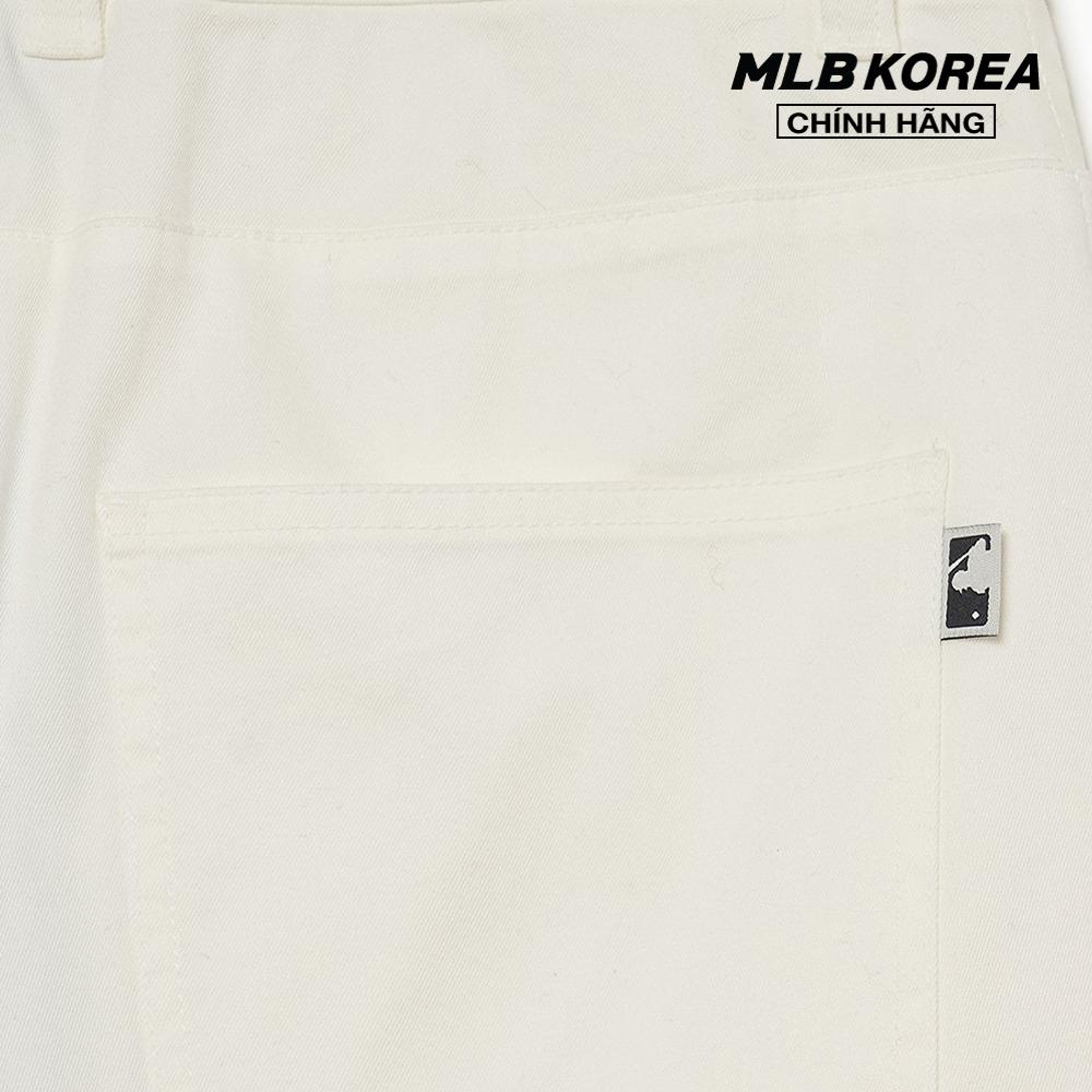 MLB - Quần cotton nữ phom suông Basic Medium Logo 3FWPB0131