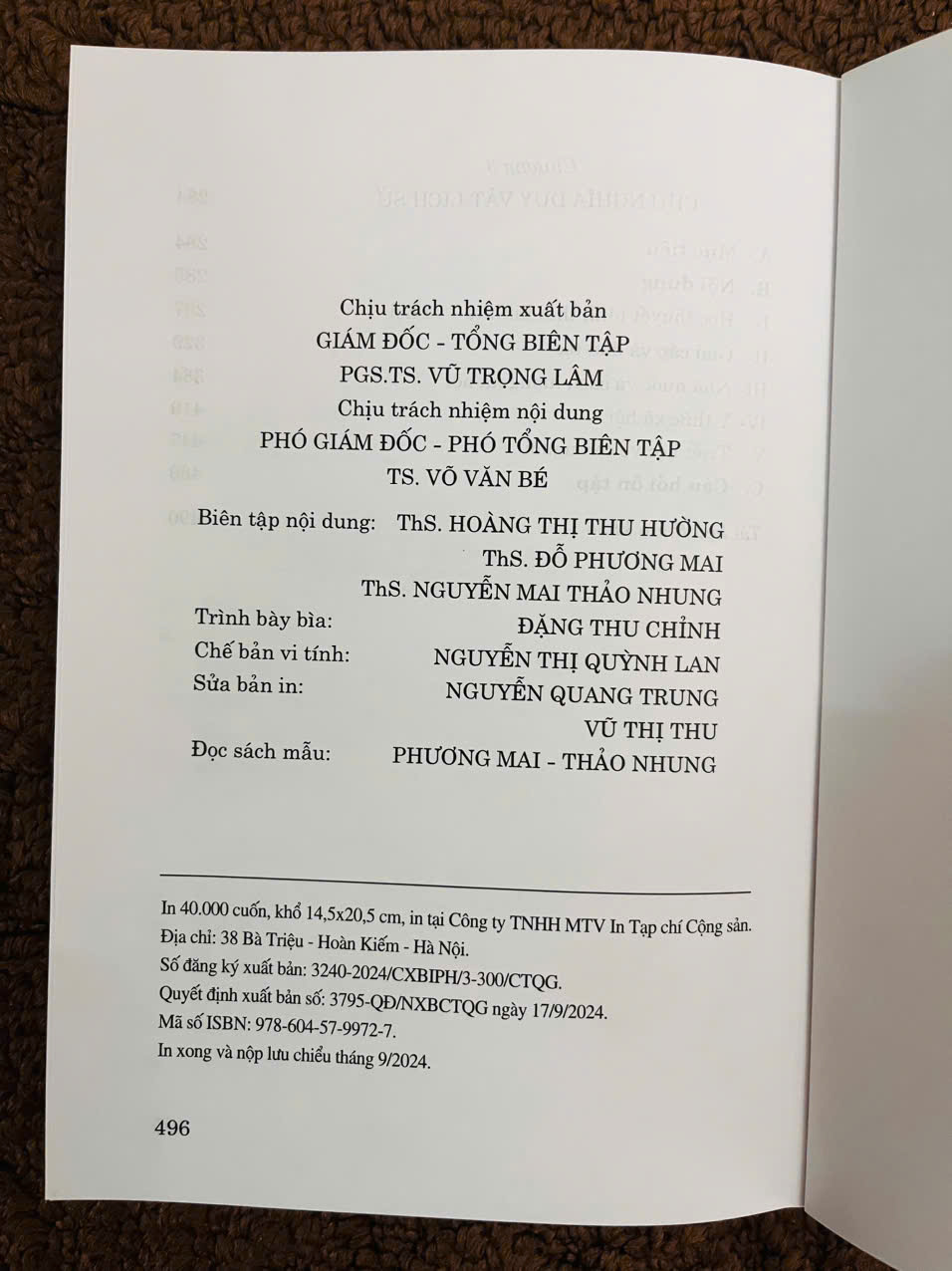Giáo Trình Triết Học Mác - Lênin (Dành Cho Bậc Đại Học Hệ Không Chuyên Lý Luận Chính Trị)- Bản mới 2024