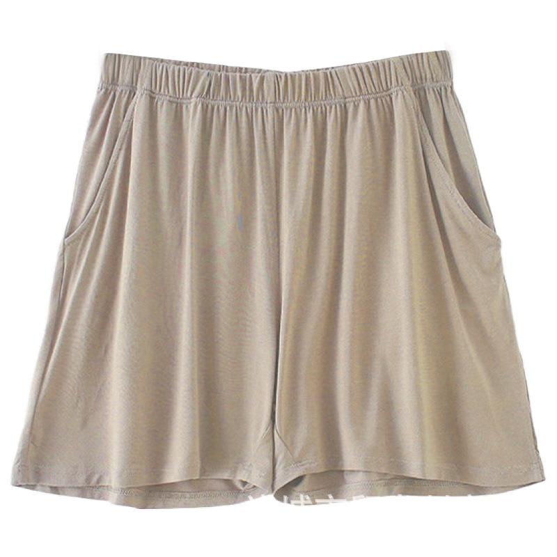 Quần đùi short nữ mặc nhà có túi vải Modal tự nhiên mát lạnh co giãn mềm mại mã VAQ0443