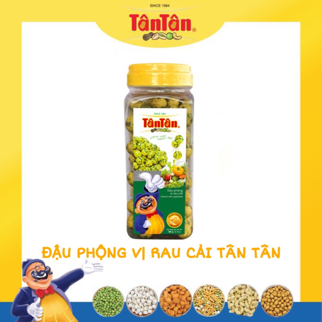 Đậu Phộng Rau Cải Tân Tân 190g