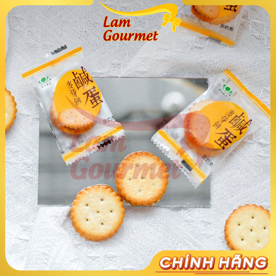 Bánh quy trứng muối Đài Loan 500g