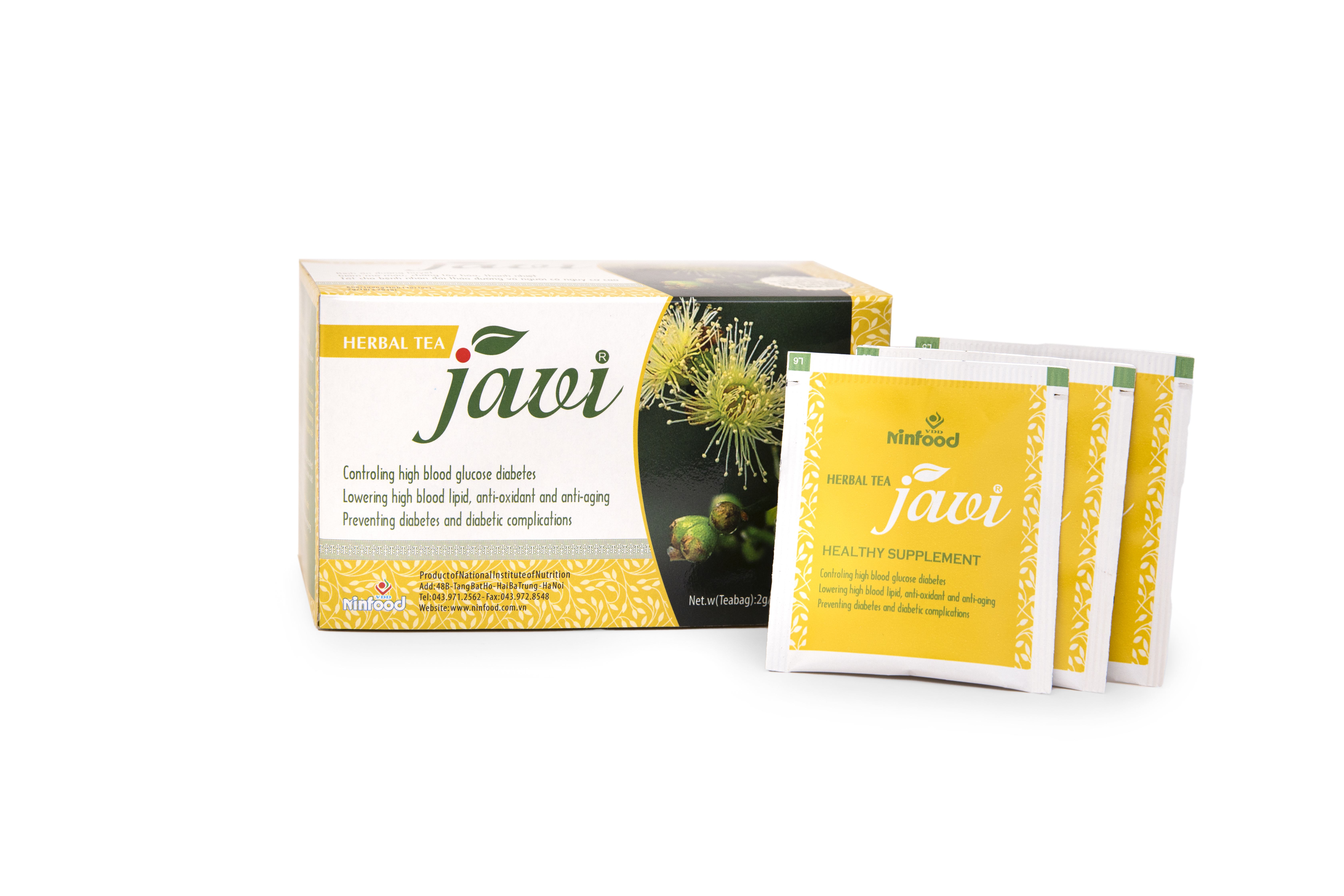 Trà Nụ Vối Javi - kiểm soát đường huyết - Ninfood VDD