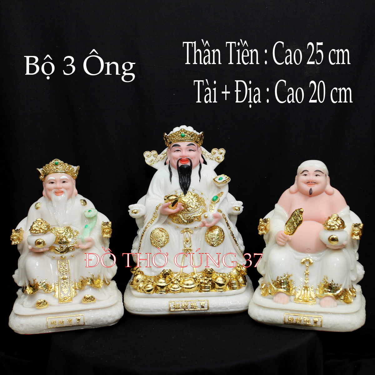 THẦN TÀI +THỔ ĐỊA +THẦN TIỀN ÁO TRẮNG