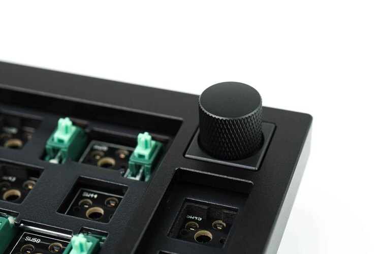 Kit Bàn phím Keychron Q2 Knob Led Gateron Switch HotSwap (Black / Grey) - Hàng Chính Hãng