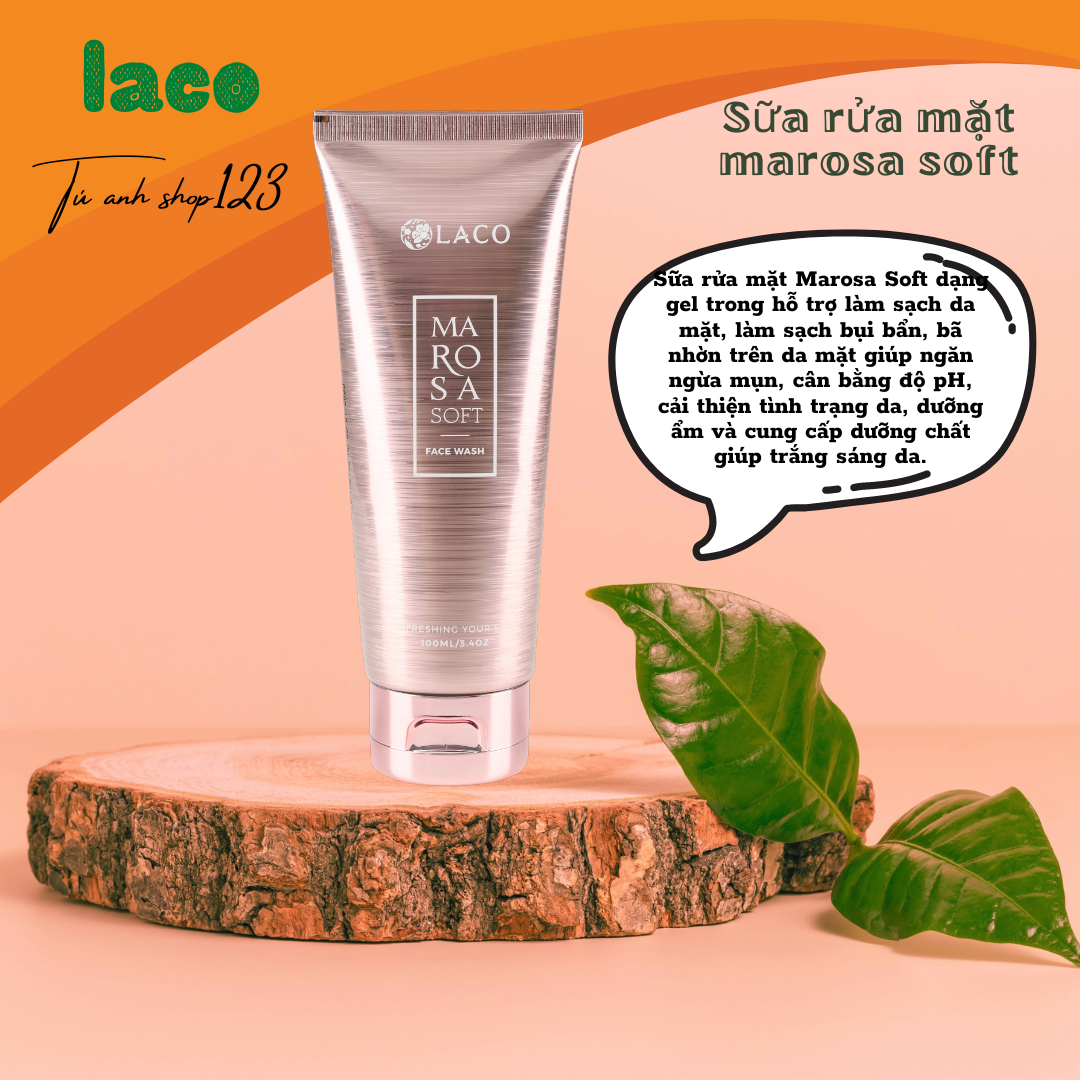 Sữa Rửa Mặt Marosa - Làm Sạch Da Mang Lại Cảm Giác Thoải Mái