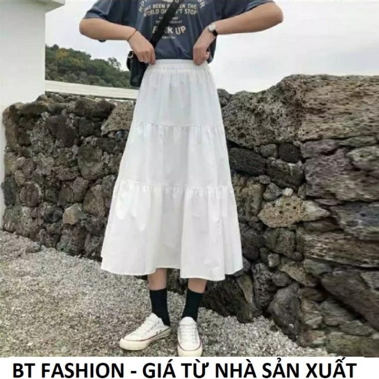 Chân Váy Dài Xòe Voan Duyên Dáng Thời Trang HOT - BT Fashion (3T - Có vải Lót bên trong) (VA01)