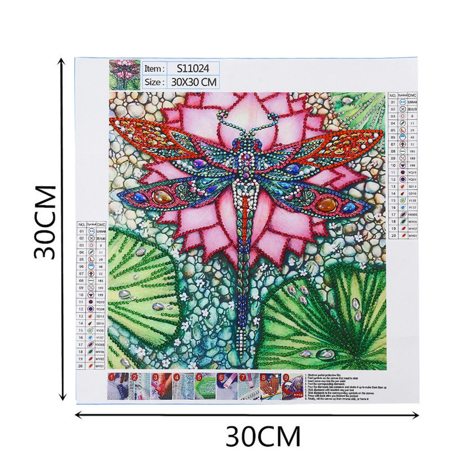 Tranh đính đá 5D tự làm hình động vật , bông hoa trang trí tường