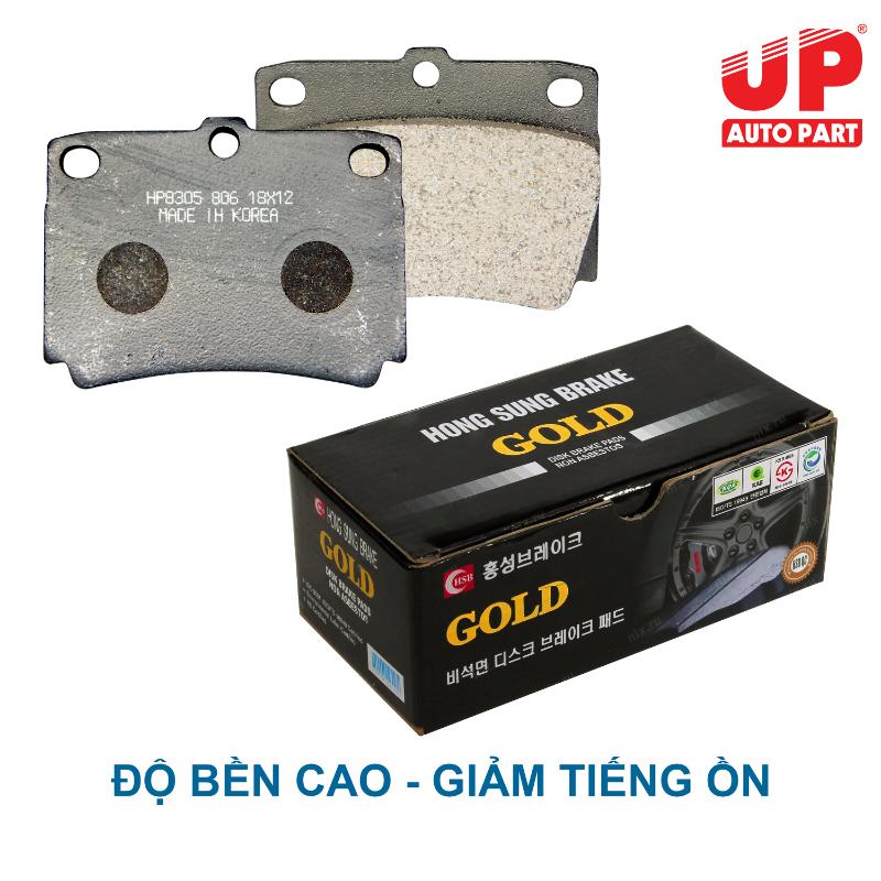 Má phanh bố thắng đĩa sau MITSUBISHI PAJERO SPORT 2008-2015