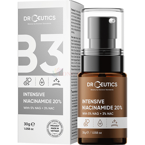 Tinh chất dưỡng trắng DrCeutics Intensive Niacinamide 20% + NAG 5% +NAC 3% (30g) - Hàng chính hãng